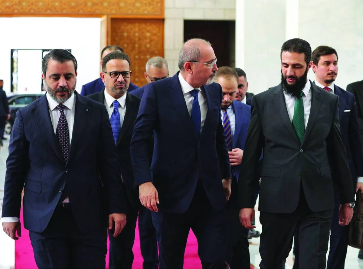 الشرع في عمان غدا... وبحث ملفات الجنوب السوري واللاجئين والمخدرات020 الشرع في عمان غدا... وبحث ملفات الجنوب السوري واللاجئين والمخدرات