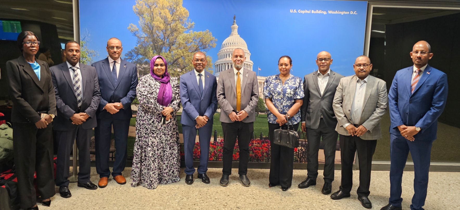 وفد سوداني رفيع يصل واشنطن  