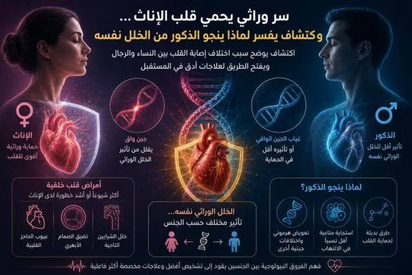 لماذا لا تتعرض النساء للإصابة بأمراض القلب بالدرجة نفسها كما لدى الرجال