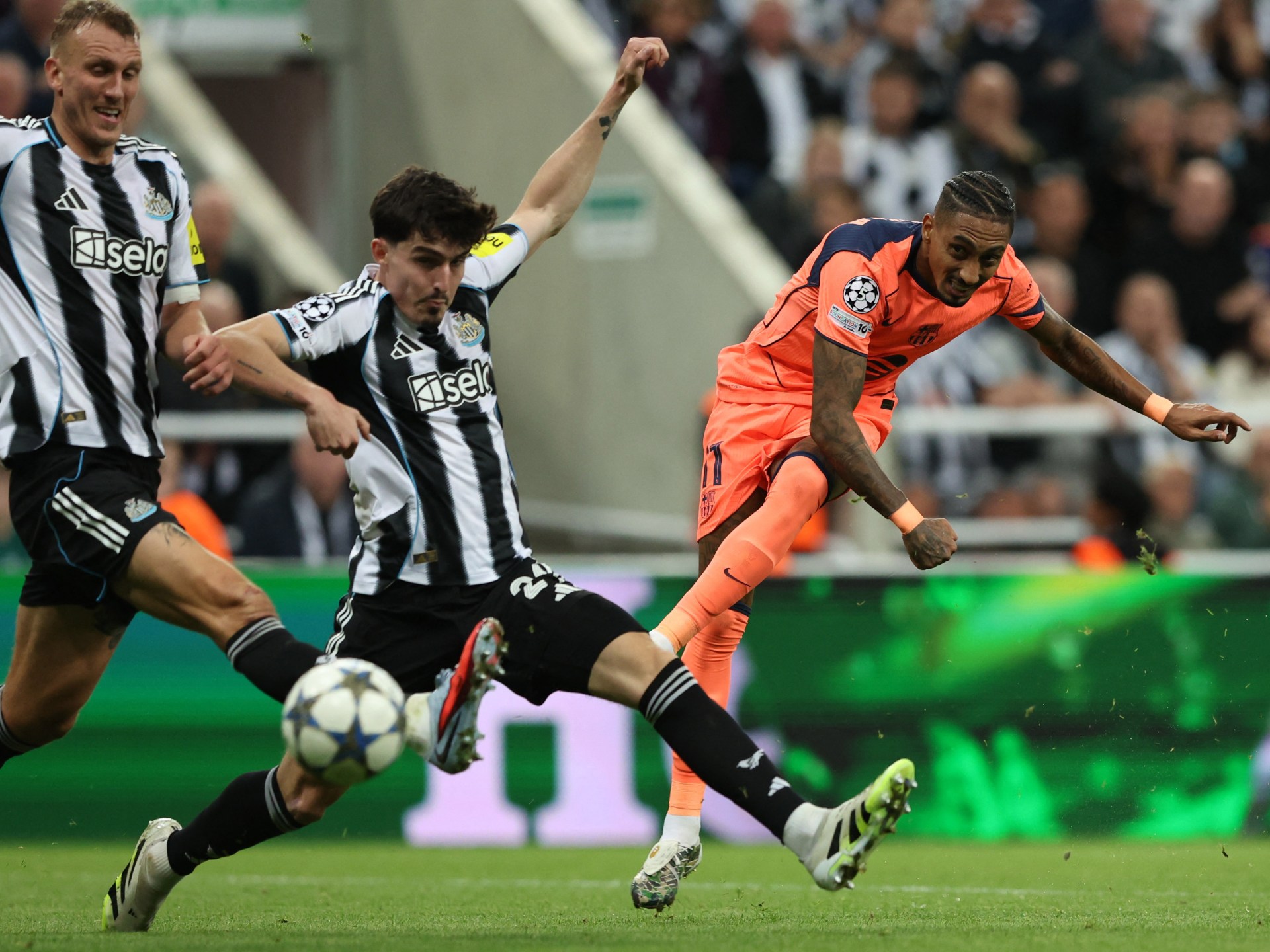 مباشر مباراة برشلونة ضد نيوكاسل في دوري أبطال أوروبا.. لحظة بلحظة