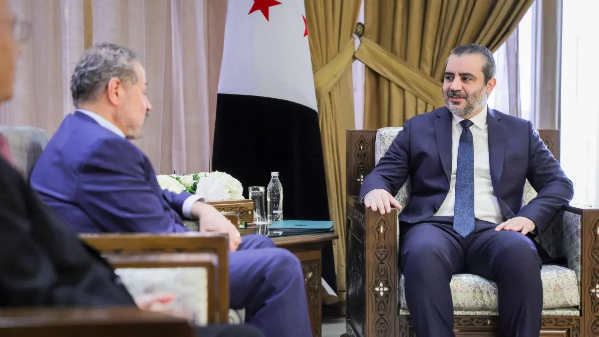 الشيباني يلتقي مستشار الرئيس الفلسطيني