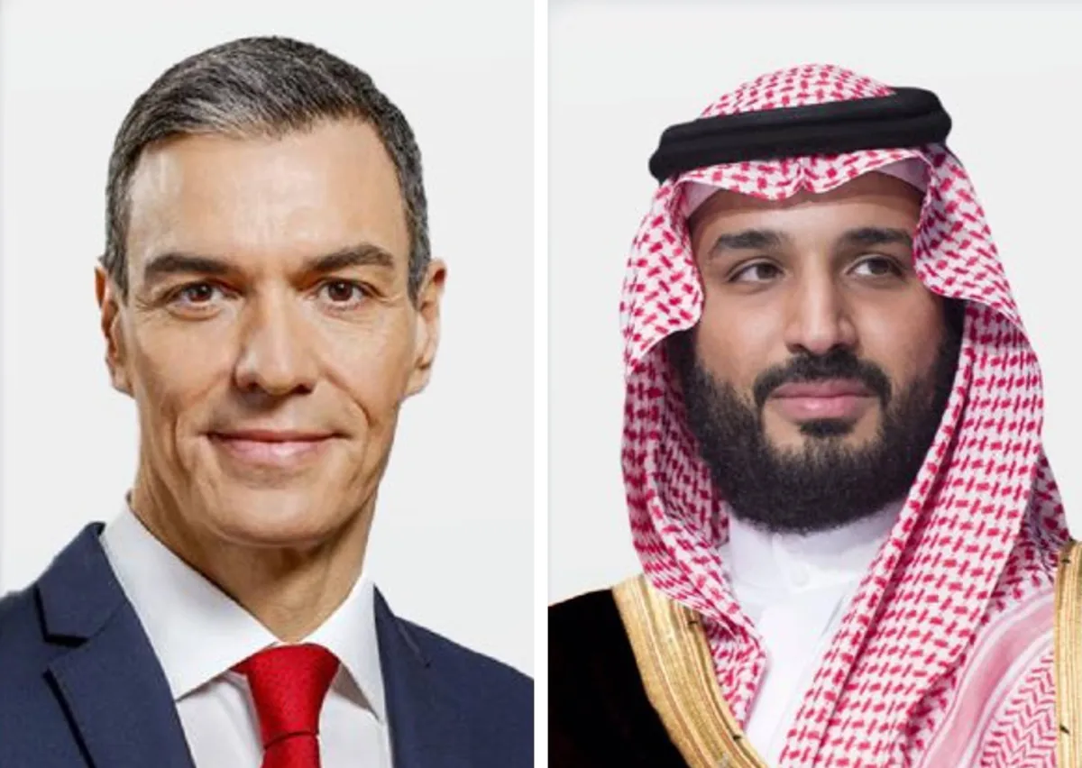 ولي العهد السعودي ورئيس وزراء إسبانيا يناقشان الموضوعات المشتركة