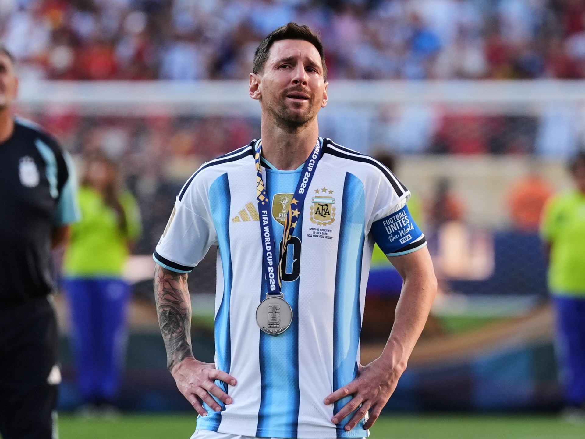 الألم عظيم.. أول تصريح لميسي بعد ضياع لقب كأس العالم 2026
