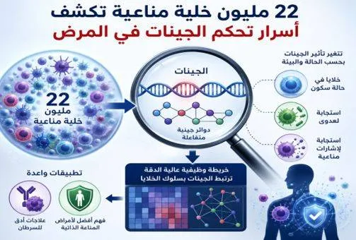 خريطة غير مسبوقة تكشف كيف تتحكم الجينات في المناعة