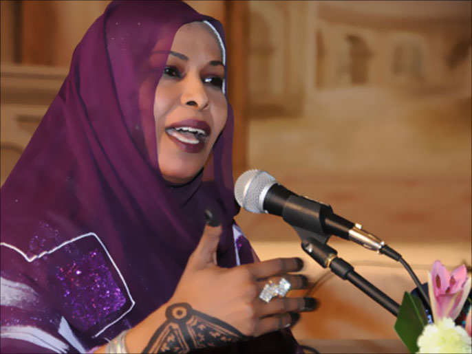روضة الحاج: تا الله لو أن جنديا بمفرده من جيشنا من تبقى سوف نتبعه020 روضة الحاج: تا الله لو أن جنديا بمفرده من جيشنا من تبقى سوف نتبعه