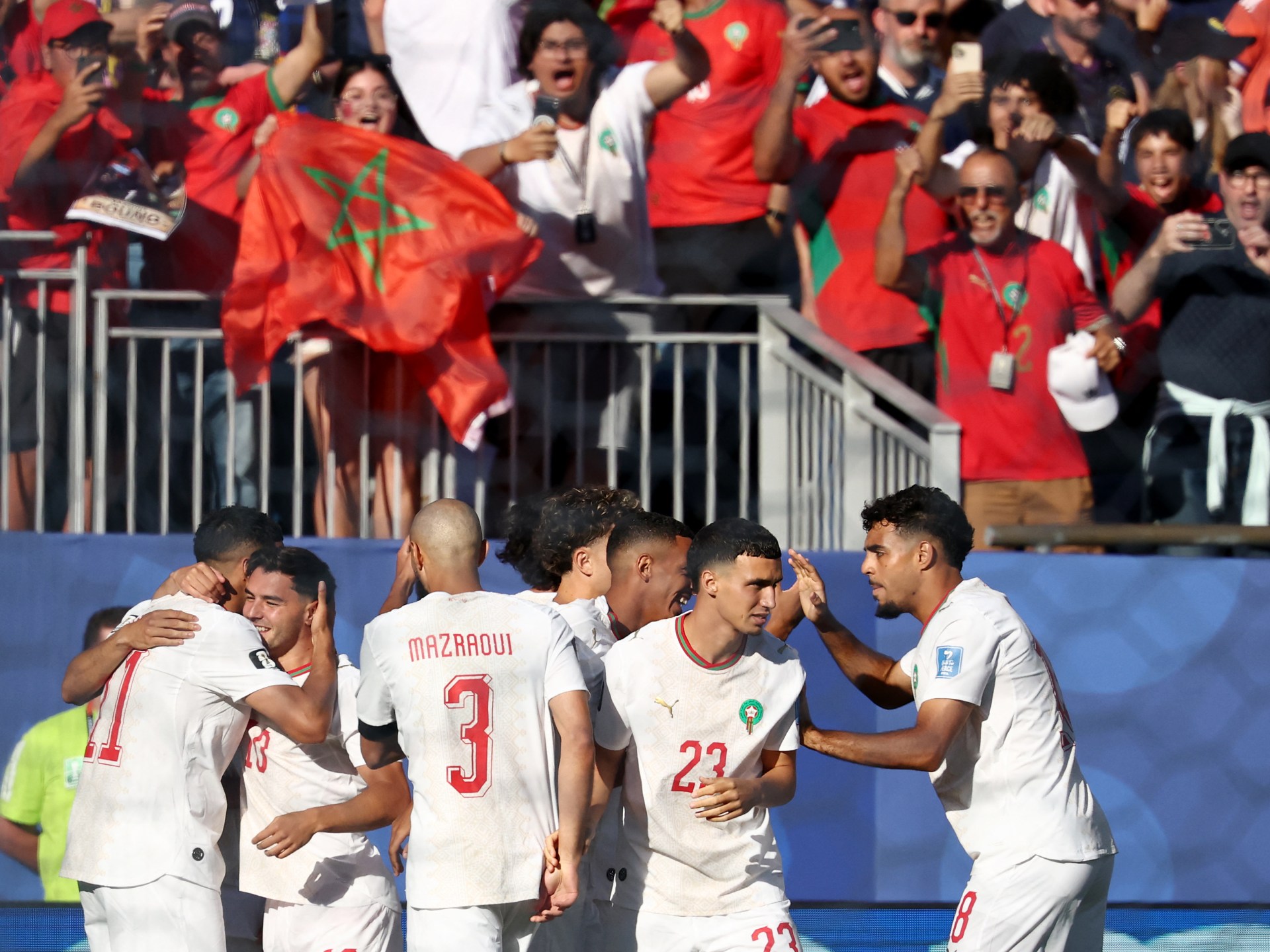 بالفيديو.. المغرب يقتحم قائمة الخمسة الكبار في تصنيف الفيفا