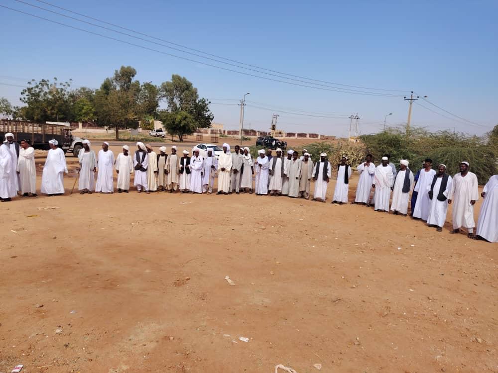 قيادة الشايقية تزور العمدة ود عنج  