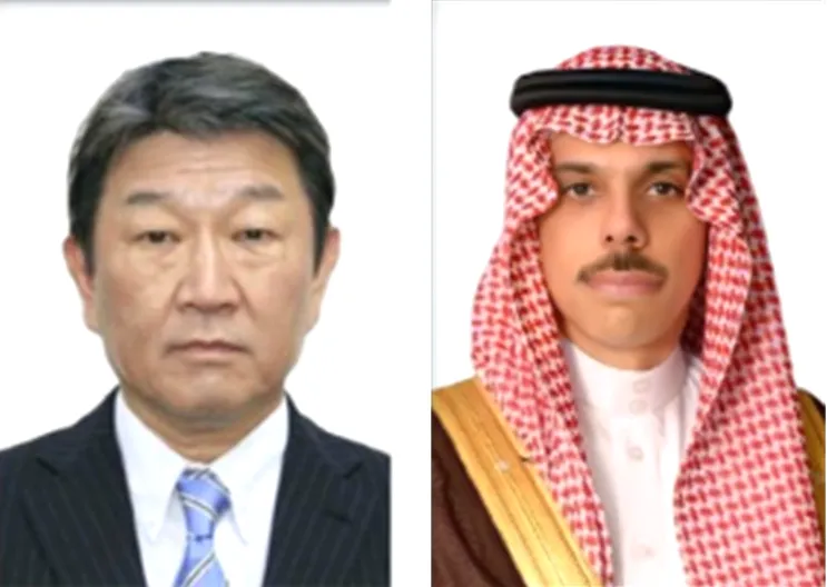 وزير الخارجية السعودي ونظيره الياباني يبحثان العلاقات الثنائية وتطورات الأوضاع الإقليمية
