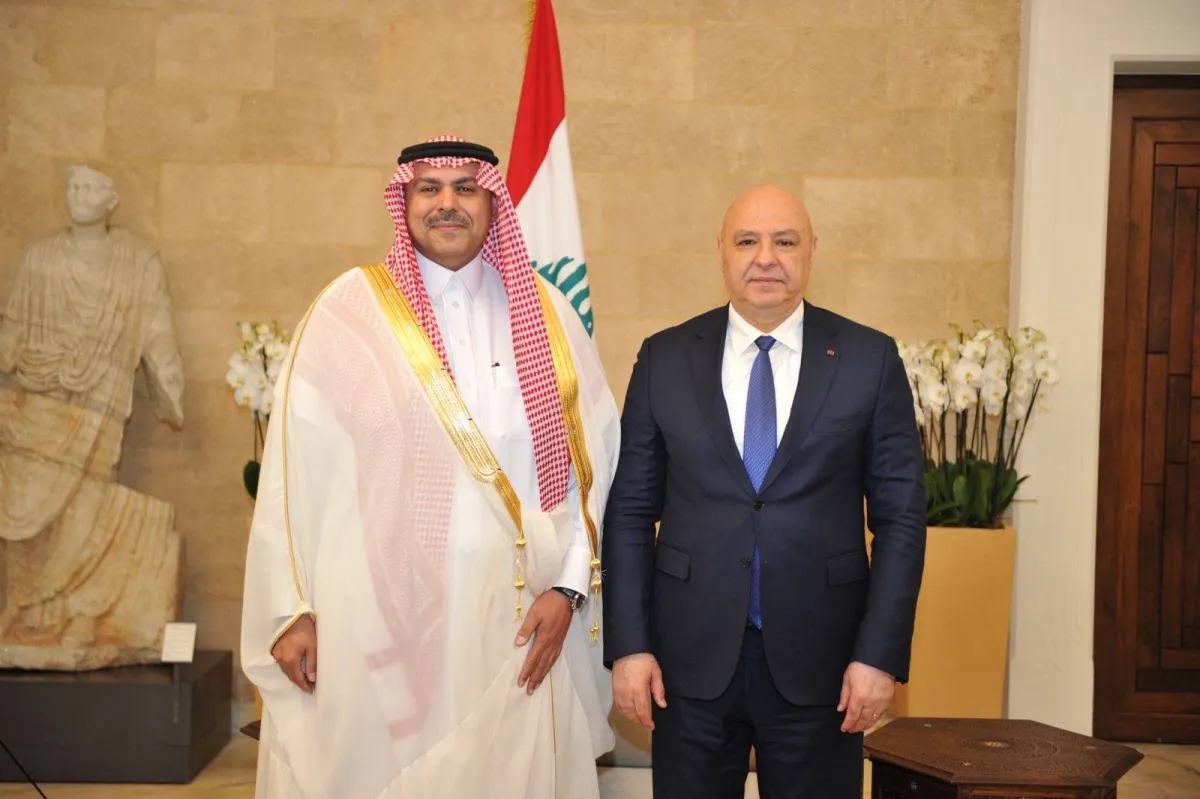 عون يتسلم أوراق اعتماد السفير السعودي الجديد لدى لبنان