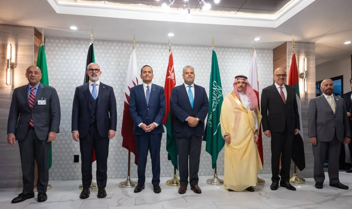 فيصل بن فرحان يشارك في اجتماع خليجي تنسيقي بنيويورك