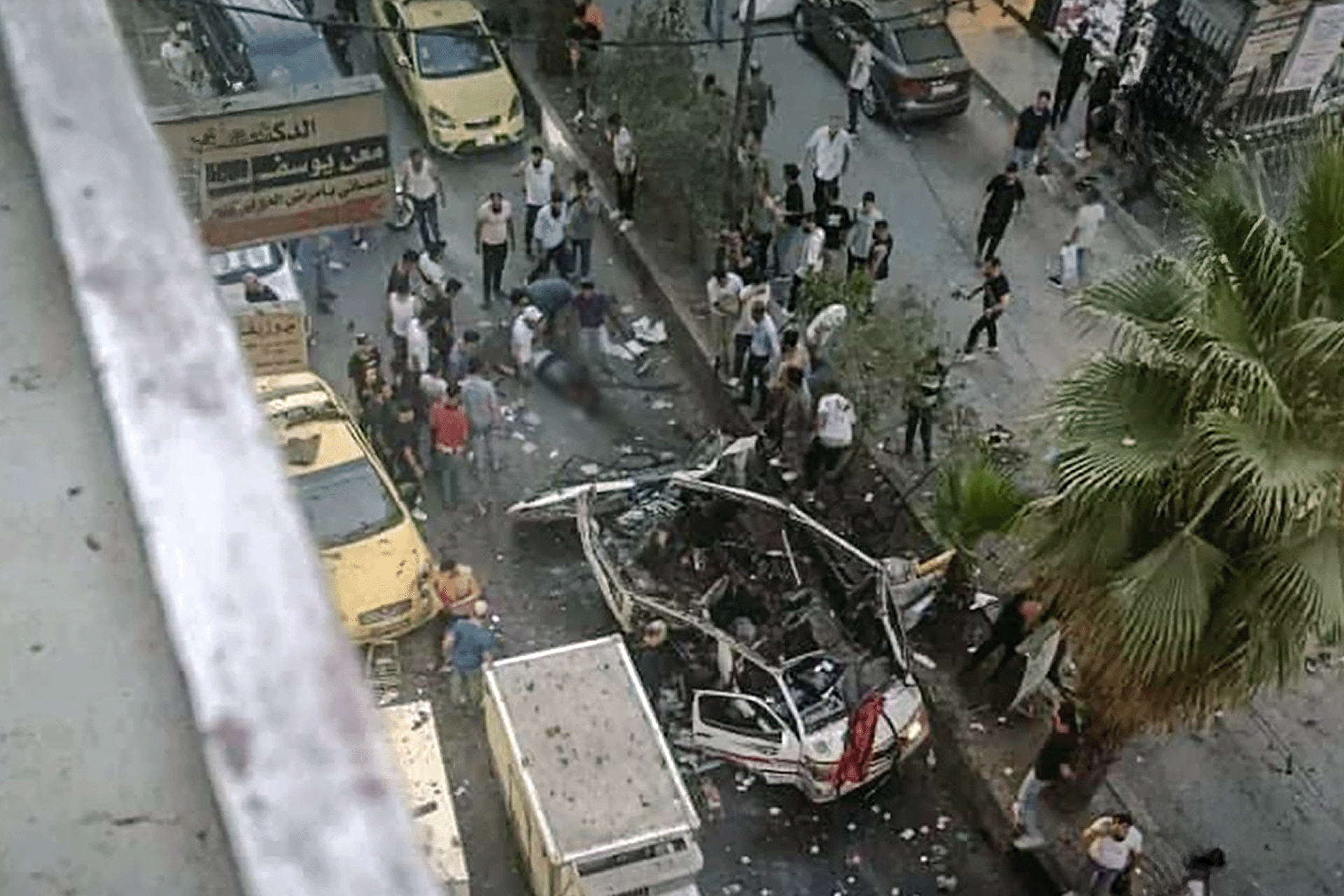 قتيلان بانفجار استهدف حافلة ركاب في ريف دمشق