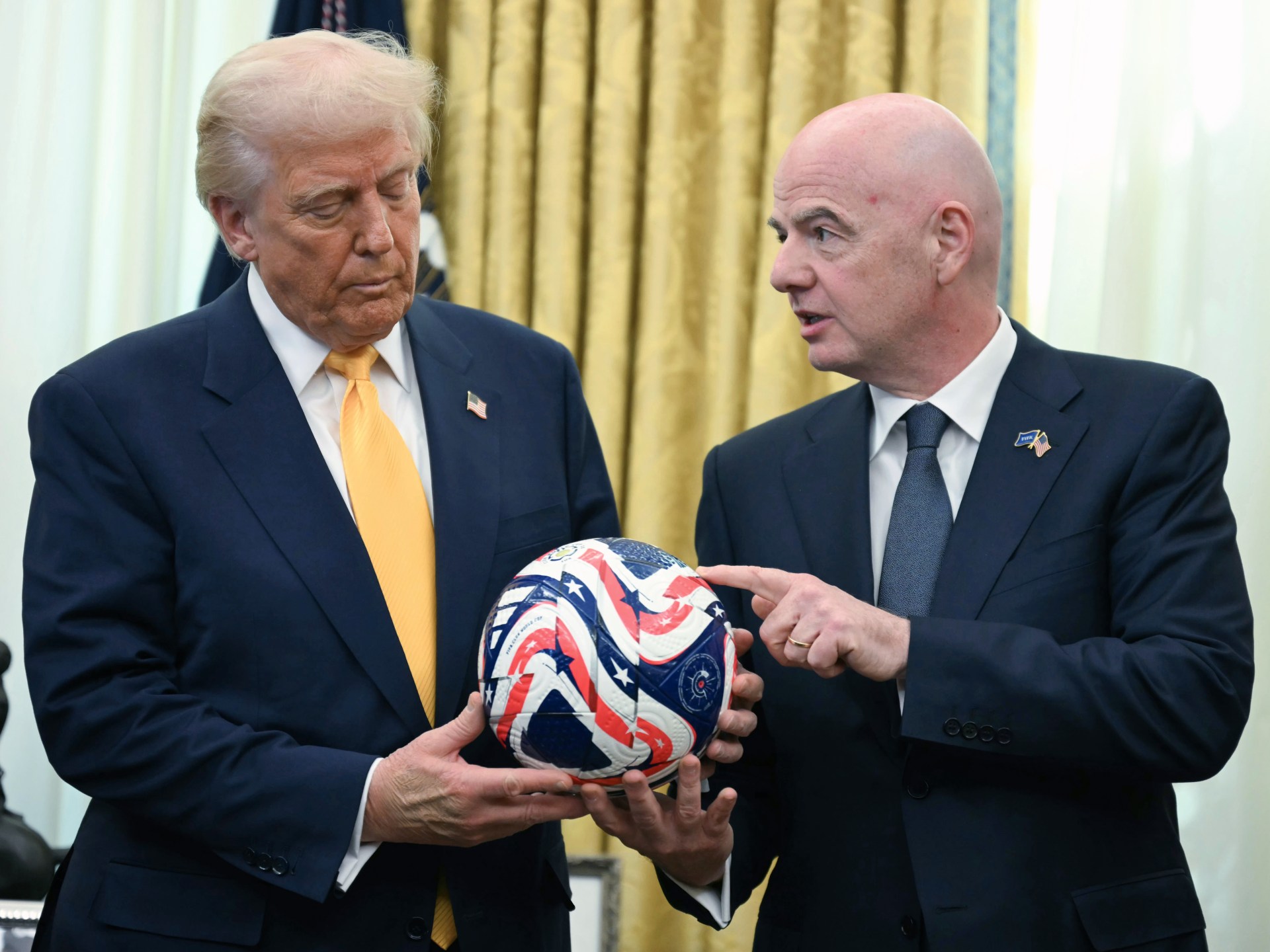 إنفانتينو يكشف موقف ترمب من حضور نهائي كأس العالم