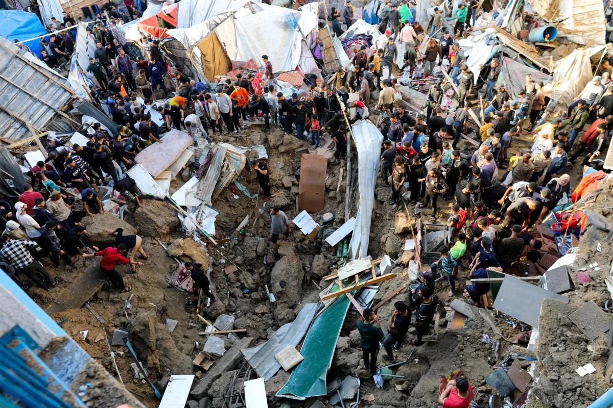 22 قتيلا في ضربة على مدرسة في غزة تؤوي نازحين020 22 قتيلا في ضربة على مدرسة في غزة تؤوي نازحين