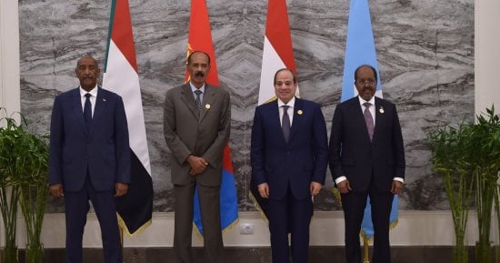 القمة الرباعية في العلمين تدعو لحل سياسي سوداني