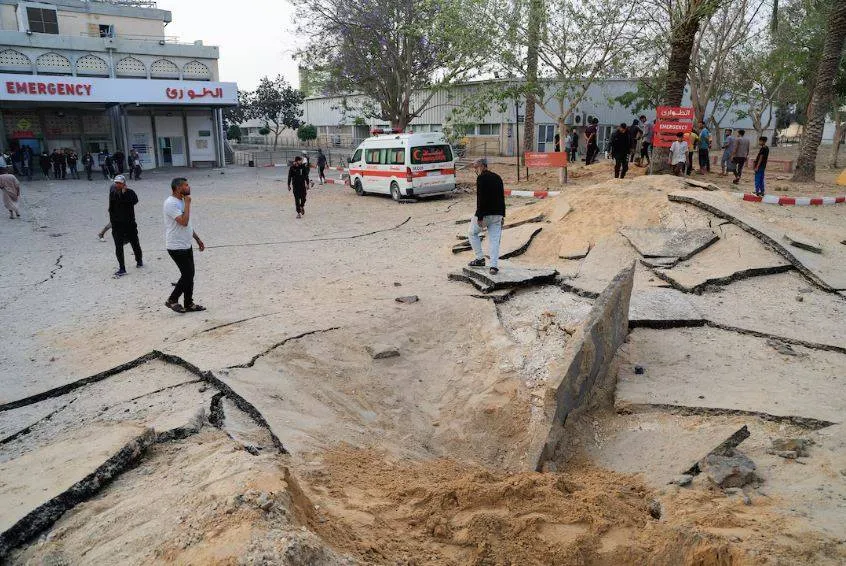 قصف إسرائيلي يتسبب في انقطاع الكهرباء عن المستشفى الإندونيسي بشمال غزة020 قصف إسرائيلي يتسبب في انقطاع الكهرباء عن المستشفى الإندونيسي بشمال غزة