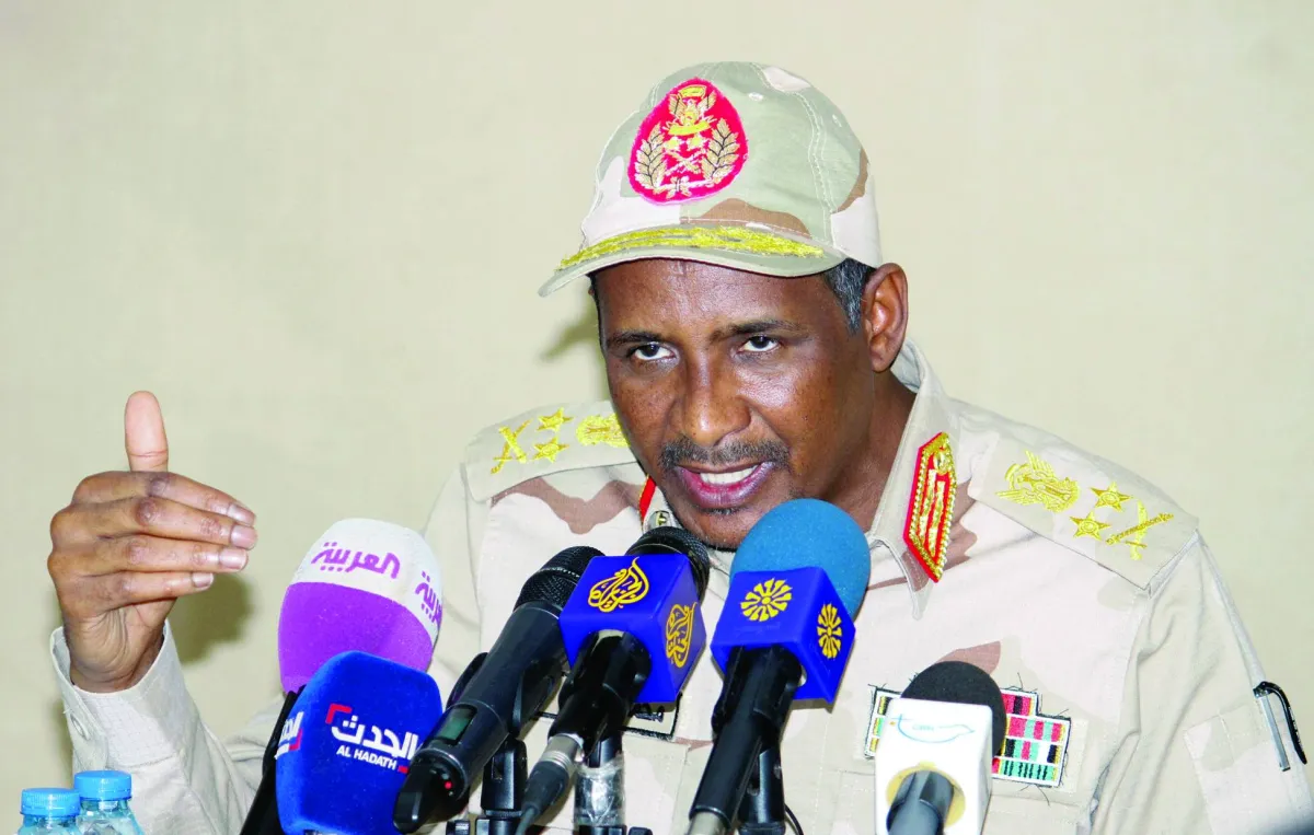 حكم غيابي بإعدام قائد الدعم السريع في السودان