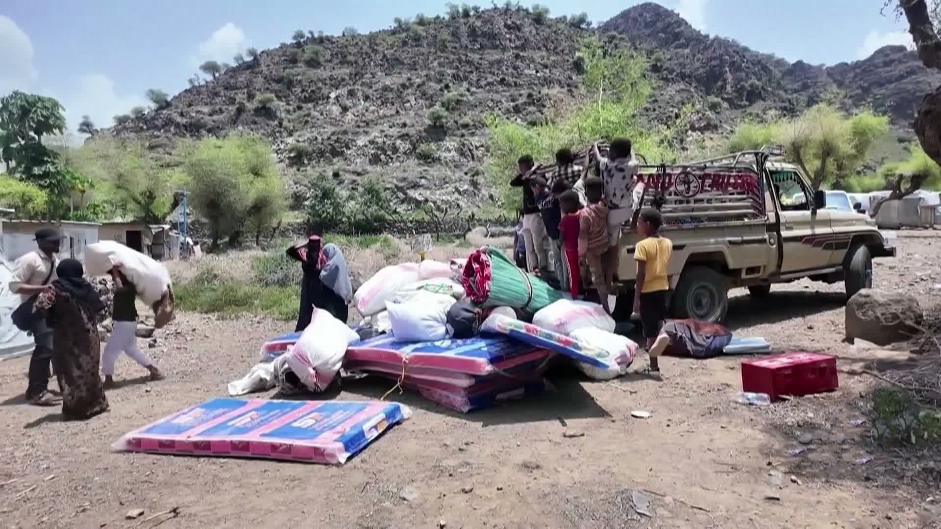 المنظمات الإنسانية تدق ناقوس الخطر بشأن نازحي اليمن