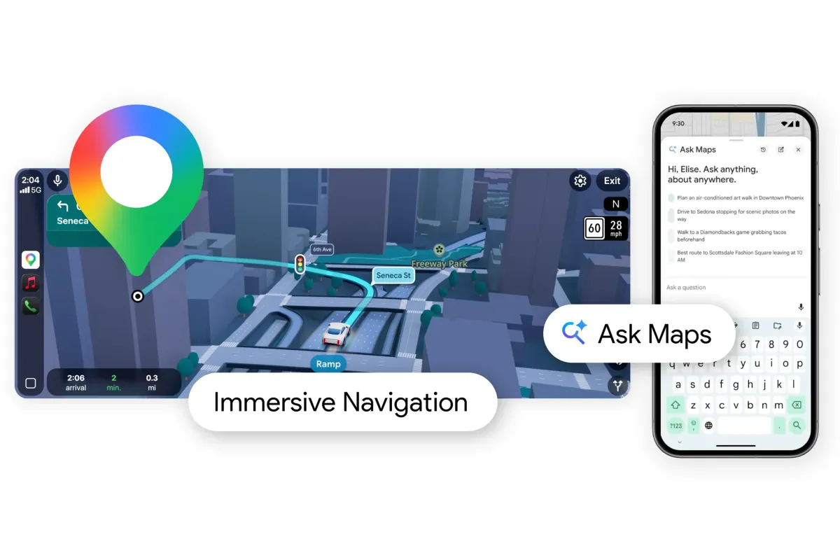 ميزات جديدة في خرائط غوغل تحول التطبيق إلى مساعد ذكي للتنقل