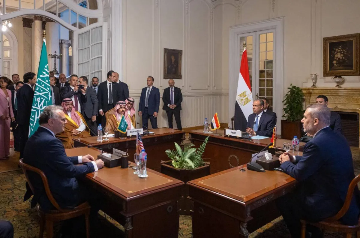 اجتماع لوزراء خارجية السعودية ومصر وتركيا وبولس يستعرض الأوضاع في السودان وليبيا