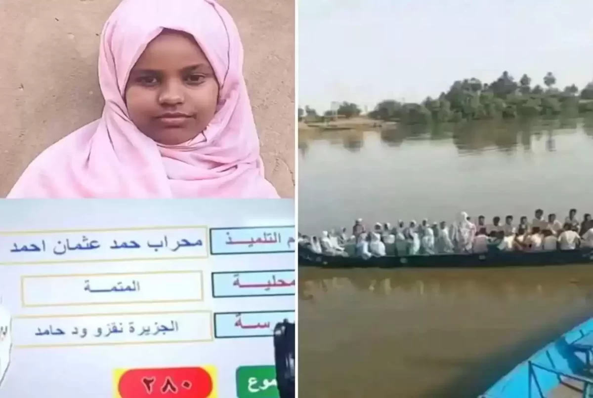 محراب تعبر النيل وتحصد المركز الأول في الشهادة الابتدائية  