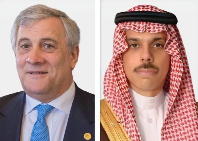 مباحثات سعودية  إيطالية تناقش المستجدات وحرية الملاحة وحل الدولتين